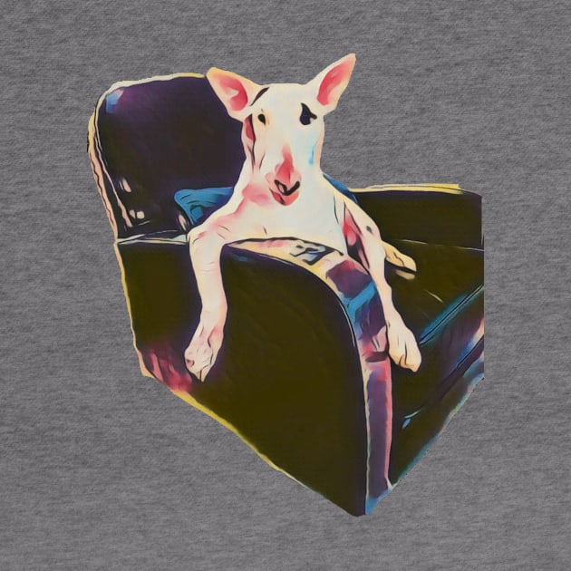 Bull Terrier Chair by ReanimatedStore